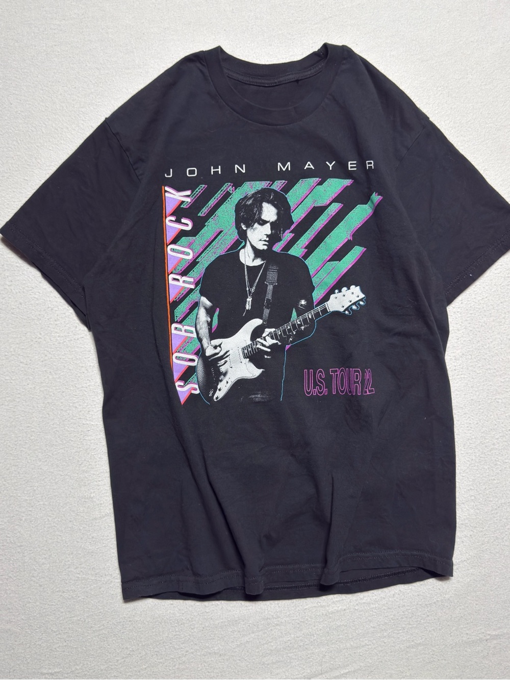 John Mayer Sob Rock U.S. Tour 2022 T-Shirt in Black